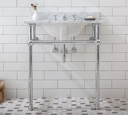 Aveline 30&quot; Marble Top Single Sink Vanity