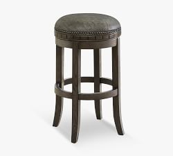 Bixby Leather Swivel Stool