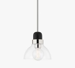 Kuba Glass Half-Globe Pendant (8&quot;)
