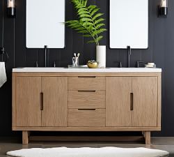 Open Box: Portola 65&quot; Double Sink Vanity