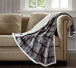 Open Box: Woolrich Heated Oversized Mink-to-Berber Throw Blanket