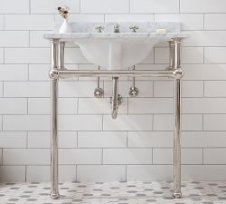 Aveline 30&quot; Marble Top Single Sink Vanity