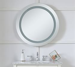 Marina Lighted LED  Round Mirror