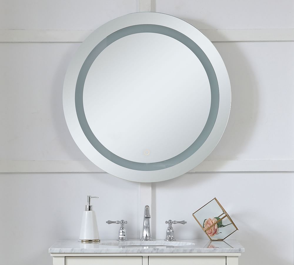 Marina Lighted LED  Round Mirror