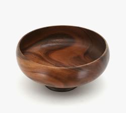Acacia Pedestal Bowl