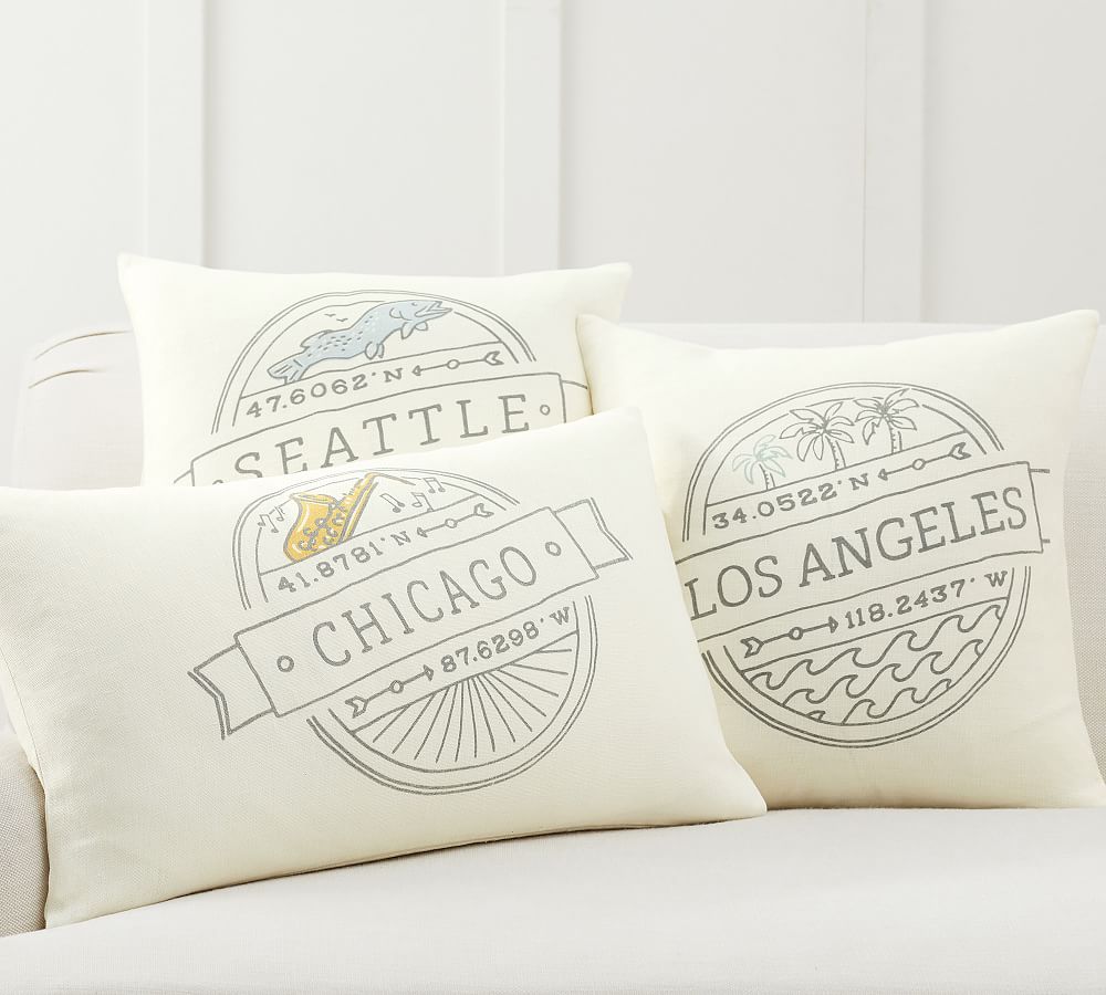 City Pride Linen Pillow Cover