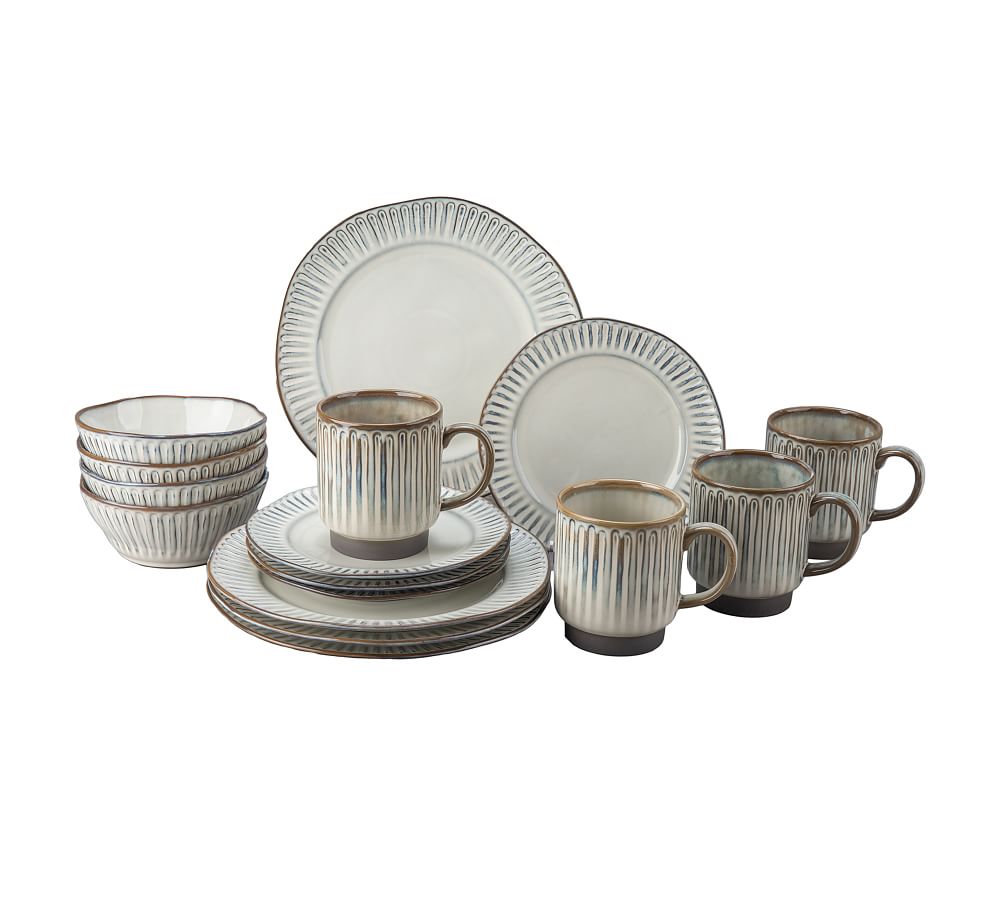 Colonnade Stoneware 16-Piece Dinnerware Set