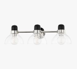 Kuba Half-Globe Triple Sconce (25&quot;)