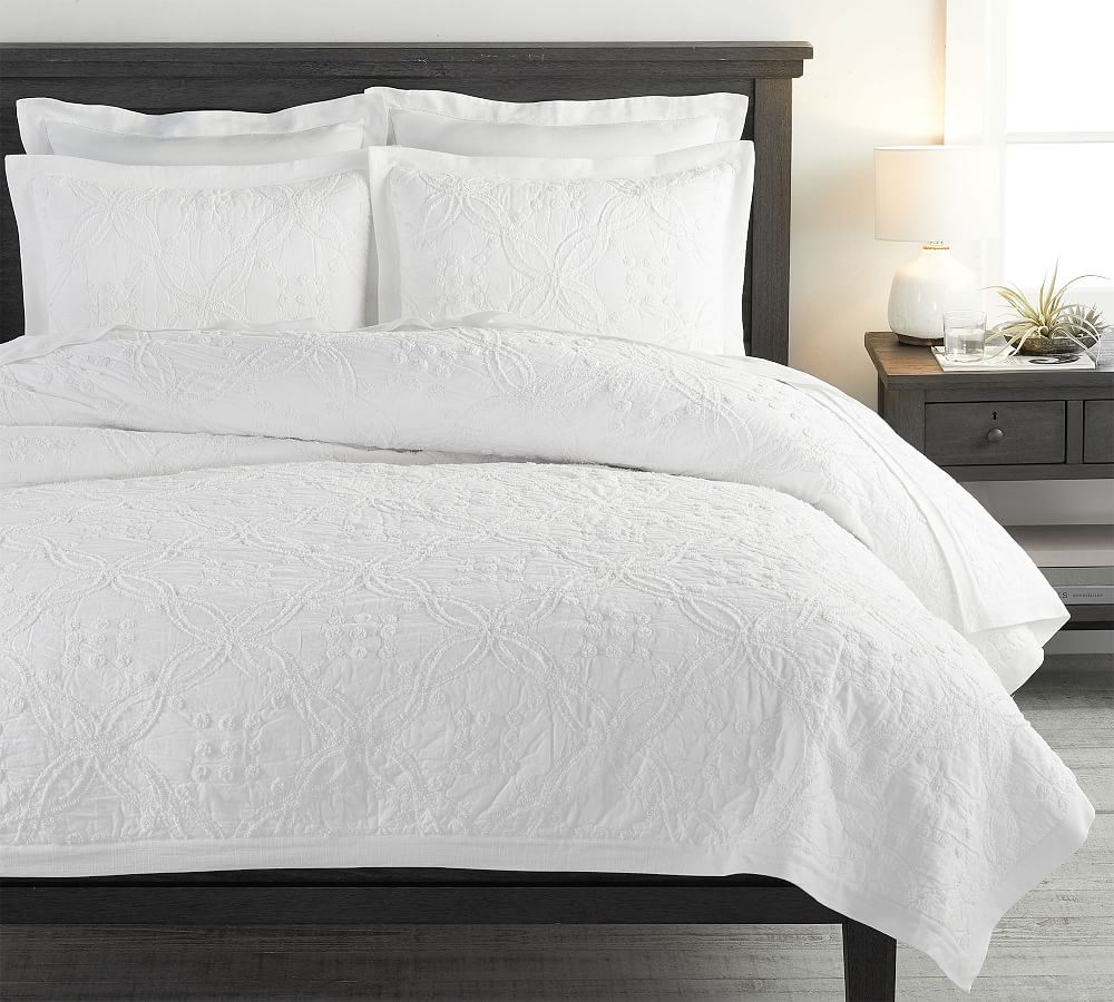 Candlewick Handcrafted Cotton Quilt &amp; Shams