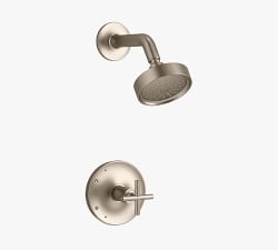 Kohler Purist&#174; Rite-Temp&#174; Cross Handle Pressure Balance Shower Set