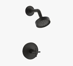 Kohler Purist&#174; Rite-Temp&#174; Cross Handle Pressure Balance Shower Set