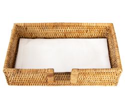 Tava Handwoven Rattan Napkin Holder