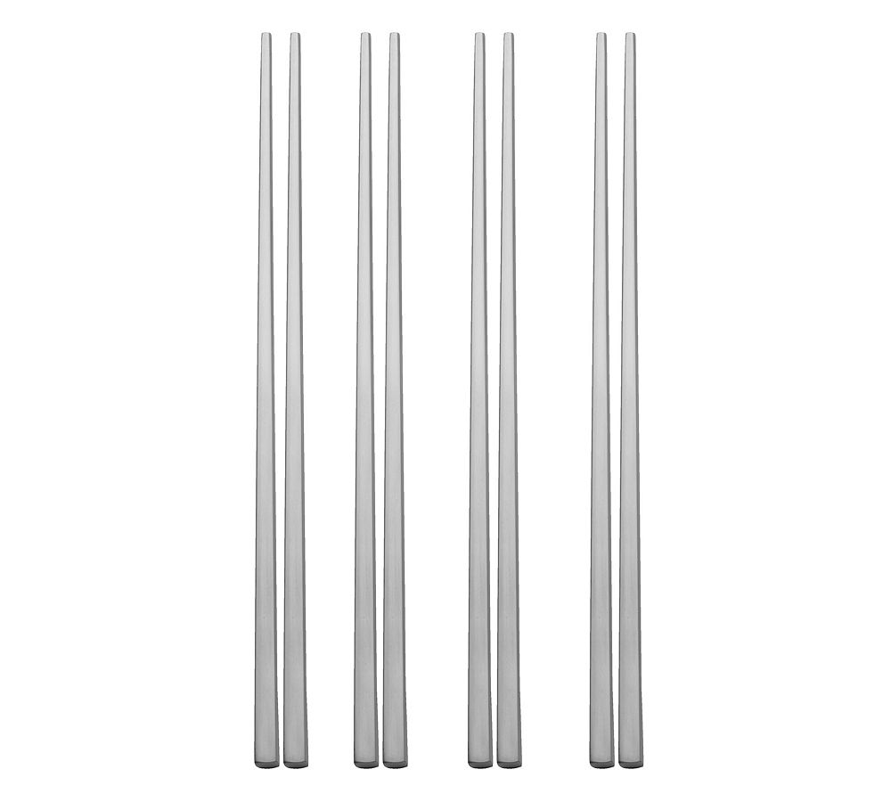 Stainless Steel Chopsticks, Set of 4