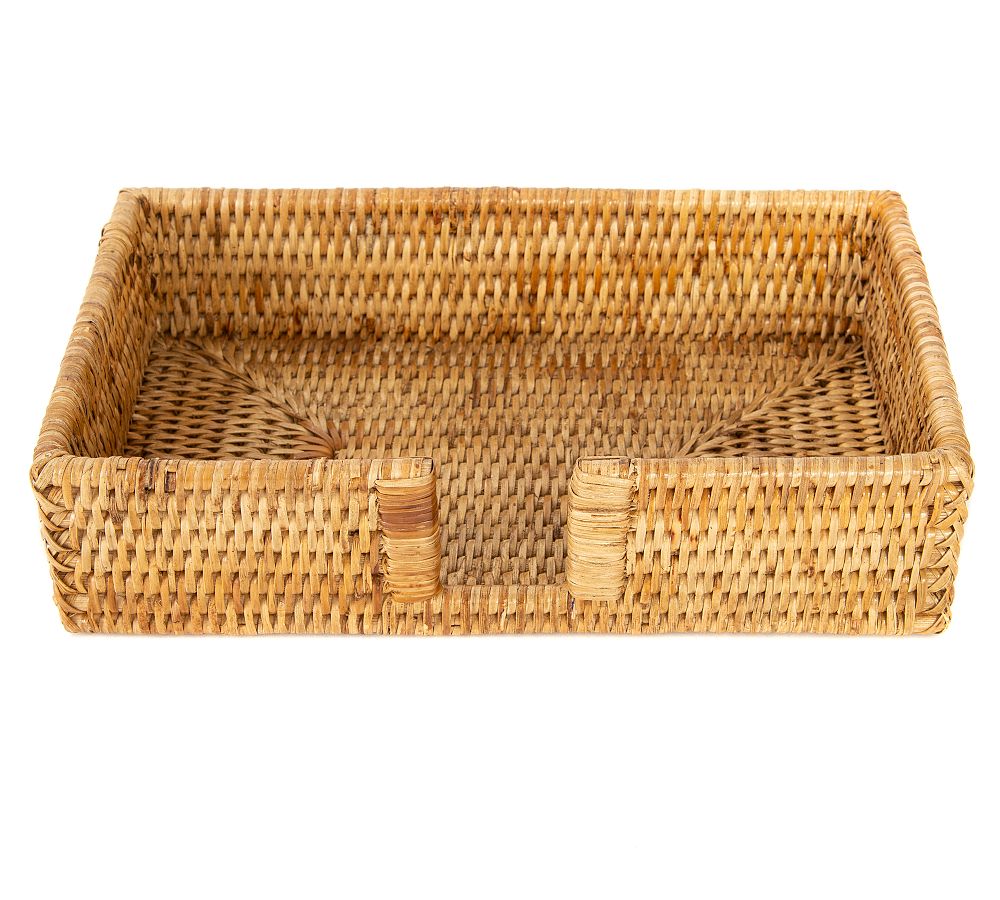 Pottery Barn - Tava Handwoven Rattan Napkin Holder