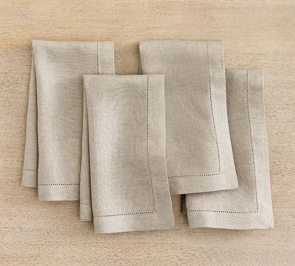 Belgian Linen Napkins - Set of 12 in Dark Flex