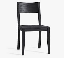 Menlo Wood Dining Chair, Blackened Oak