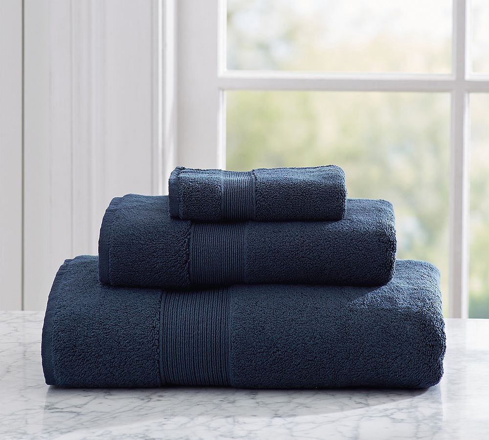 Classic Organic Washcloth - Navy
