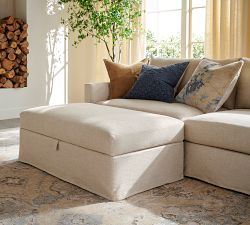 Westwood Slipcovered Sectional Ottoman