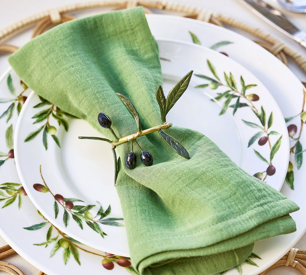 Monique Lhuillier Livia Napkin Rings - Set of 4