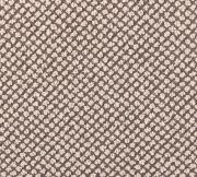 22" Taupe Polyester Blend Round Ottoman with Wood Base
