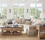 PB Comfort Roll Arm Slipcovered 3-Piece L-Shaped Sectional (108&quot;)