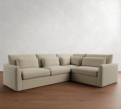 Westwood Fin Arm Deep Seat 3-Piece Sectional (122&quot;)