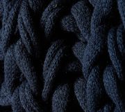 Colossal Ribbed Handknit Throw Blanket