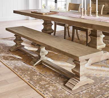 Banks Dining Bench 72 92 Pottery Barn