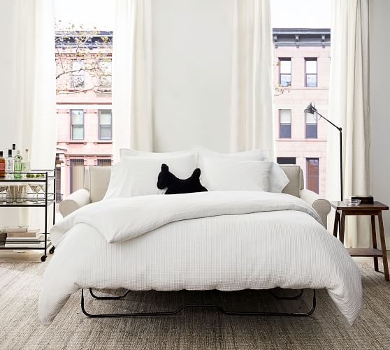 Cameron Roll Arm Sleeper Sofa with Air Topper (74"-88")