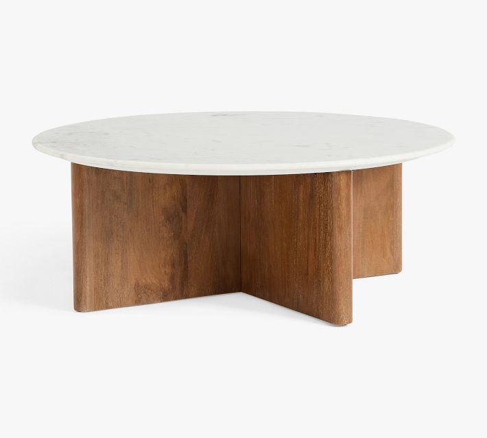 Cayman Round Marble Coffee Table 36
