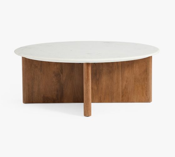 Cayman Round Marble Coffee Table (40")