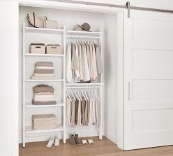 Essential Reach-In Closet by Hold Everything, 5' Hanging System with Shelves&#8203;
