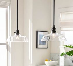 Farmhouse Glass Pole Pendant (13&quot;)