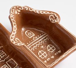 Gingerbread Stoneware Multi Condiment Server