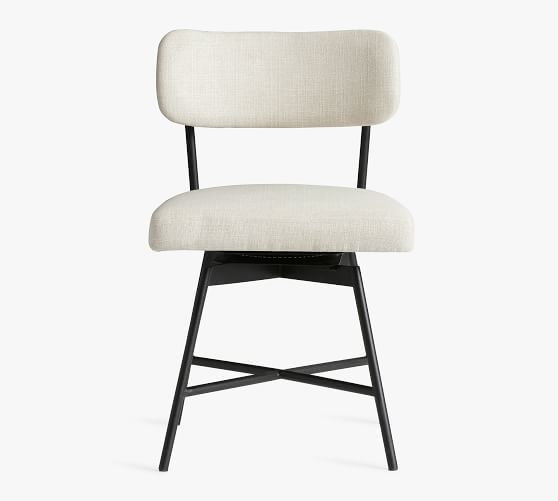 Maison Upholstered Swivel Desk Chair