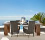 Abbott Concrete &amp; Acacia Chunky Leg Dining Table + Huntington Chair Dining Set