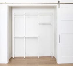 Essential&#160;Reach-In&#160;Closet by Hold Everything, 6' Complete Hanging System&#8203;