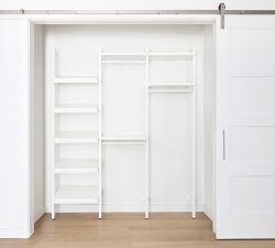 Essential&#160;Reach-In&#160;Closet by Hold Everything,&#160;6' Hanging System with&#160;Shoe Storage&#8203;