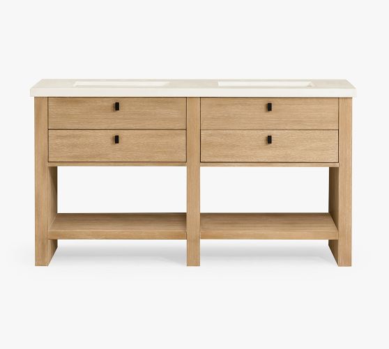 Modern Farmhouse 60" Double Sink Vanity