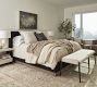 Pick-Stitch Handcrafted Cotton Linen Quilt