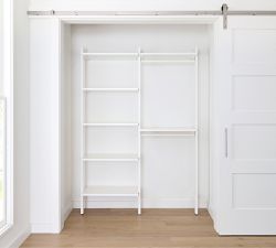 Essential Reach-In Closet by Hold Everything, 5' Hanging System with Shelves&#8203;