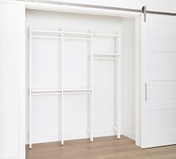 Essential&#160;Reach-In&#160;Closet by Hold Everything, 6' Complete Hanging System&#8203;
