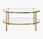 Everson Round Glass Coffee Table (41&quot;)