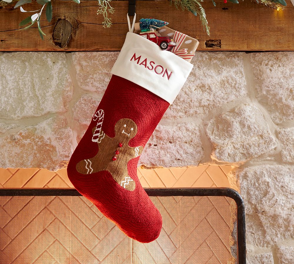 Holiday Icons Crewel Stockings