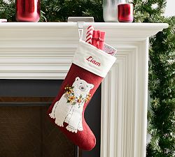 Holiday Icons Crewel Stockings