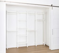 Essential Reach-In Closet by Hold Everything, 8' Hanging System with Shelves&#8203;