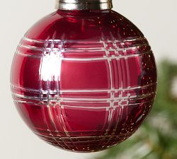 Stewart Plaid Ornaments