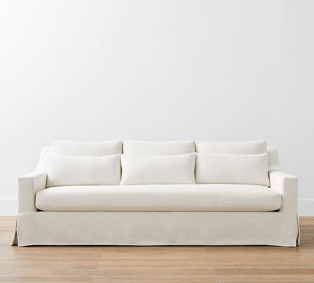 York Slope Arm Deep Seat Slipcovered Sofa (60&quot; - 108&quot;)