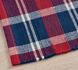 Americana Plaid Cotton Placemats - Set of 4