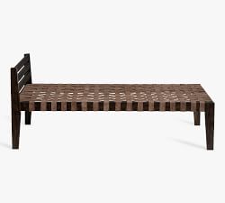 Woven Leather Daybed